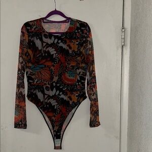 Colorful Long Sleeve Bodysuit